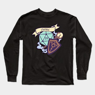 D&D Cleric D20 Long Sleeve T-Shirt